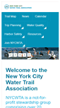 Mobile Screenshot of nycwatertrail.org